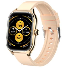 Full Touch Bluetooth Call Smart Bracelet (Option: Gold Capsules)
