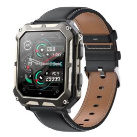 Smart Watch Bluetooth Call Three Prevention Outdoor (Option: Actinide black belt)