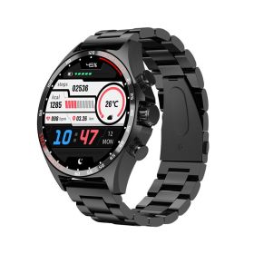 New Smart Watch Sports Health Monitoring (Color: Black)