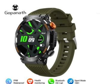 Fashion Bluetooth Calling Smart Watch (Color: Green)