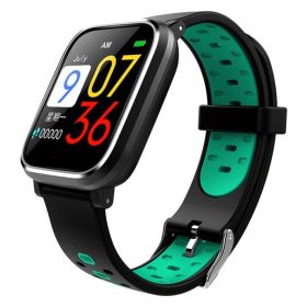 Supply Smart Bracelet Q58 Heart Rate Blood Pressure Monitoring Phone Information Reminder (Option: Black Blue Blue)
