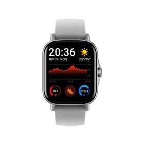 Smart Watch Glass Multi-function Bluetooth Calling Heart Rate (Color: Silver)