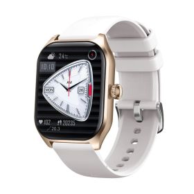 Smart Watch Color Screen Bluetooth Calling Watch Fitness (Color: Silver)