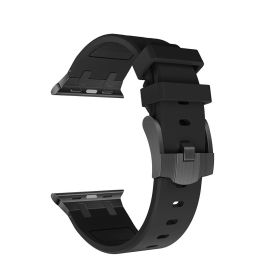 Liquid Silicone Strap Richard Modified Wrist Strap (Option: Black Black-42or44or45or49MM)