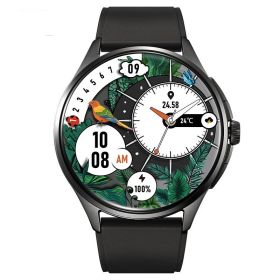 Smart NFC Magnetic Charging Blood Oxygen Detection Watch (Option: TPU Belt Black)