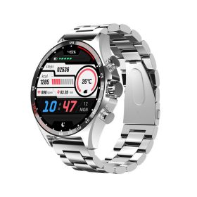 New Smart Watch Sports Health Monitoring (Color: Silver)