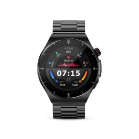 Blood Lipid Blood Pressure ECG Call Sports Watch (Option: Black Metal)