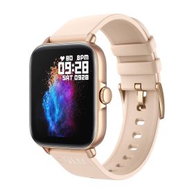 Waterproof Full Screen Smart Watch (Color: Gold)