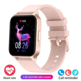 Smart Color Screen Health Detection Watch (Option: Tape Rose Gold)
