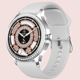 Women's Smart Watch Bluetooth Calling (Option: Silver Gray Glue)