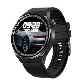 Wireless Charger Heart Rate Sport Smart Watch (Color: Black)
