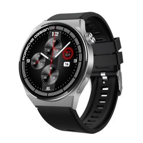 Wireless Charger Heart Rate Sport Smart Watch (Color: Silver)
