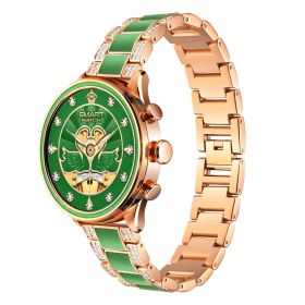 Wireless Charger Heart Rate Sport Smart Watch (Color: Green)
