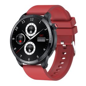 Smart Watch Body Temperature Heart Rate Bluetooth Calling (Option: Red Sealant)
