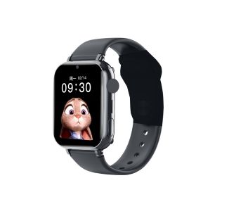 Children's Student Smart Video Voice Call Watch (Color: Black)