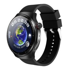 Location Information Reminder Blood Pressure Camera Bluetooth Watch (Option: Black Silicone)