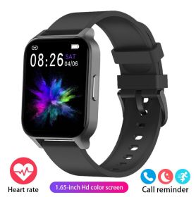 Smart Color Screen Health Detection Watch (Option: Tape Black)