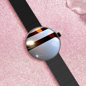 Smart Watch Female Color Screen (Option: Black Steel)