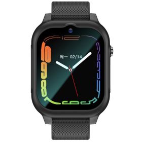 Watch Waterproof Video Call Voice Micro Chat (Color: Black)