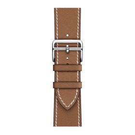 Applicable First Layer Cowhide PU Leather Watch Band Same Strap (Option: Brown-38mm40mm41mm155mm 188mm)